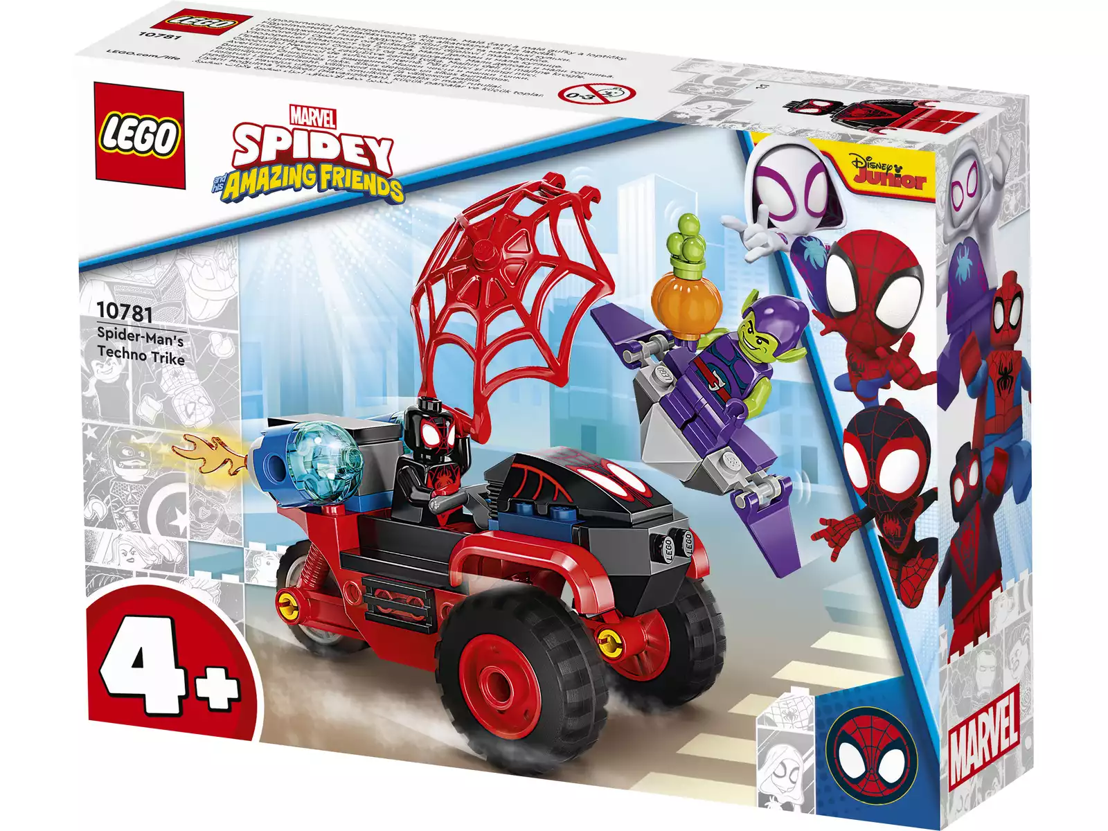 Marvel Spidey and His Amazing Friends Set de juego Super Spidey para juegos  de rol, juego de autos de juguete, máscara de Spider-Man ideal para niños