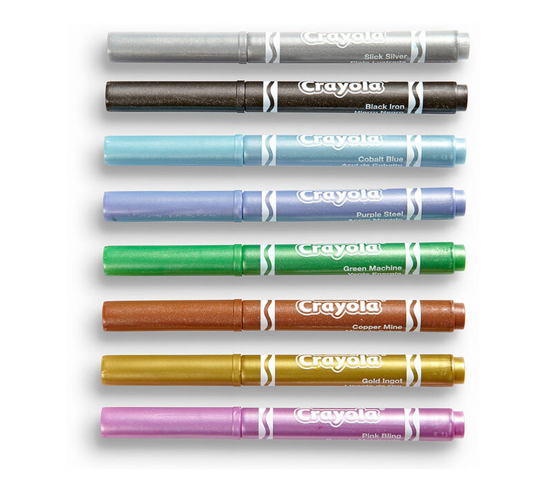 MARCADORES METALICOS 8 UNIDADES - CRAYOLA - Imagen 2