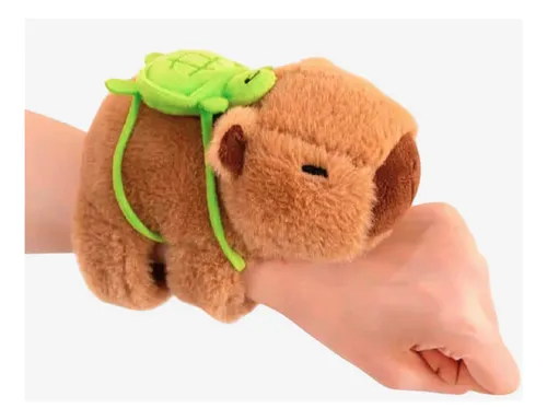PULSERA DE PELUCHE CAPIBARA