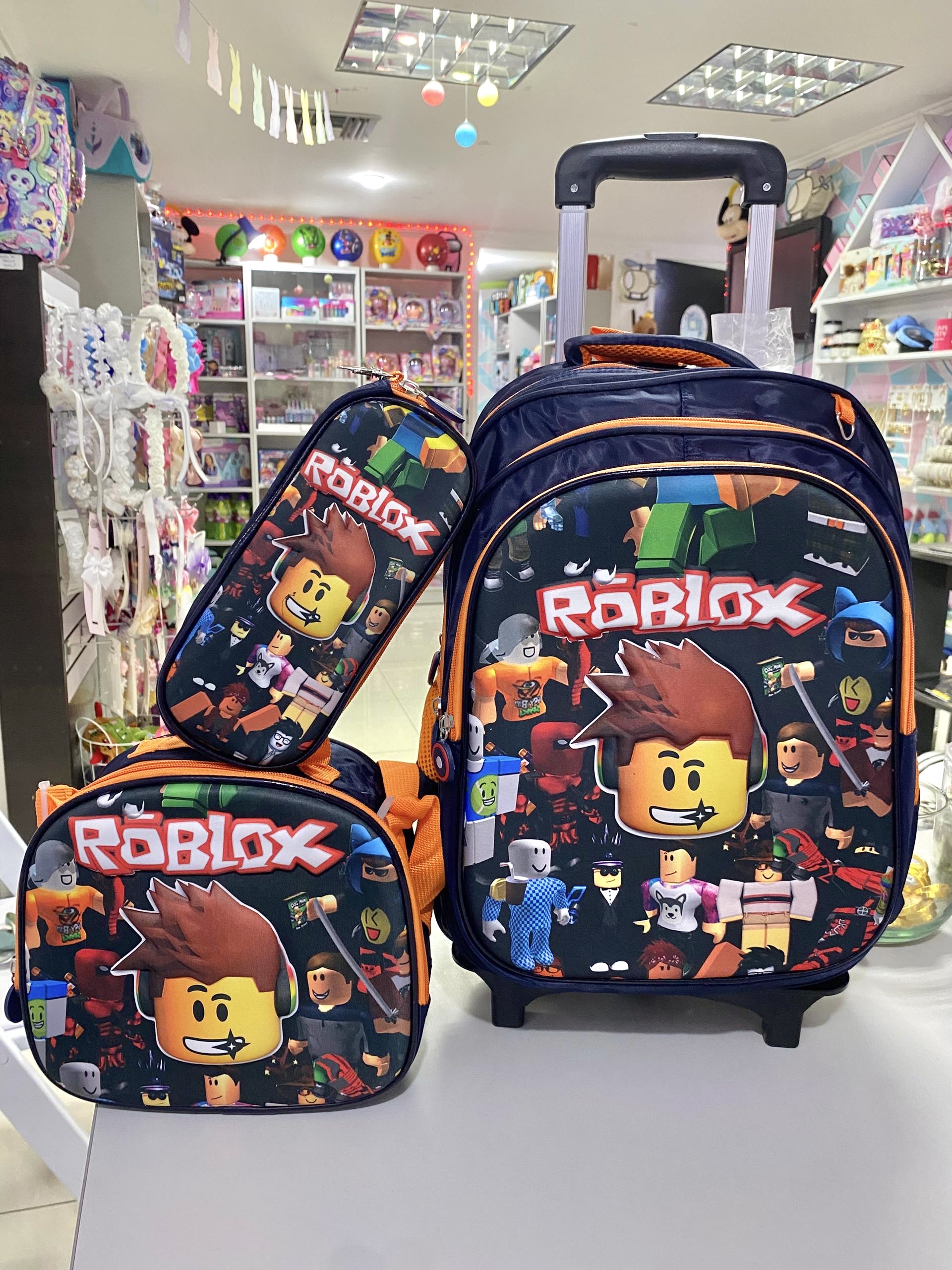 SET ESCOLAR DE MALETA - 3 PIEZAS ROBLOX