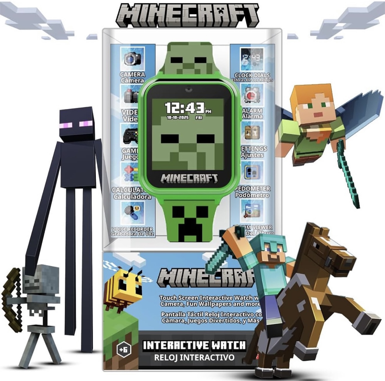 RELOJ INTELIGENTE - MINECRAFT