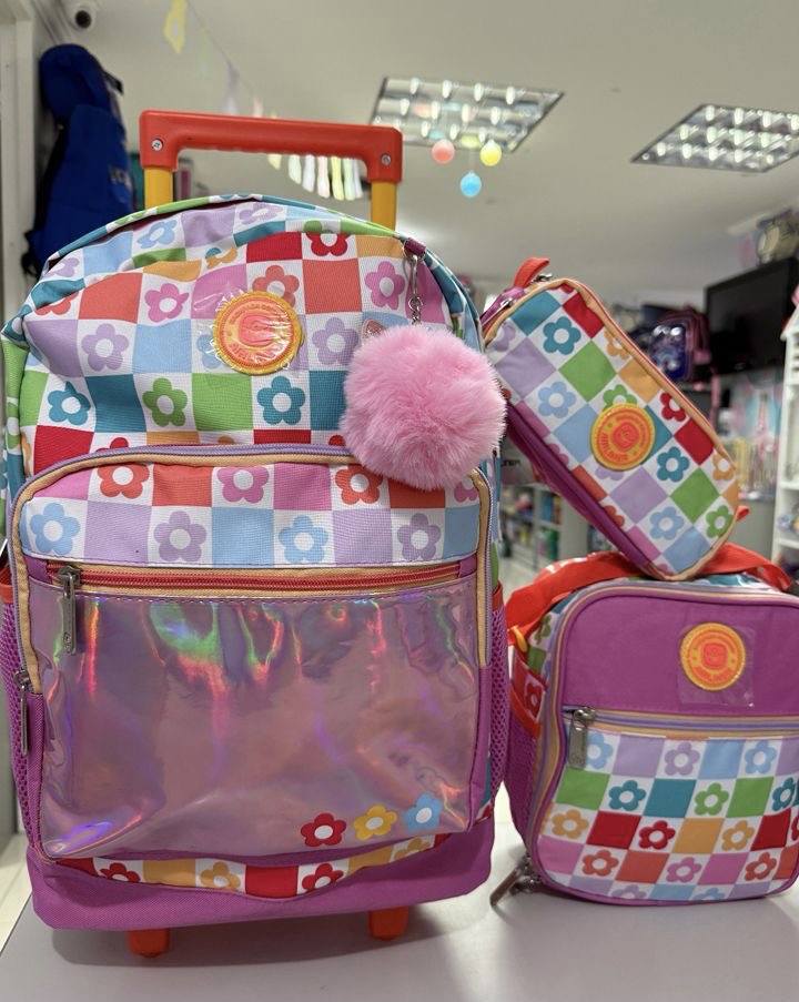 SET DE MALETA ESCOLAR DE TRES PIEZAS