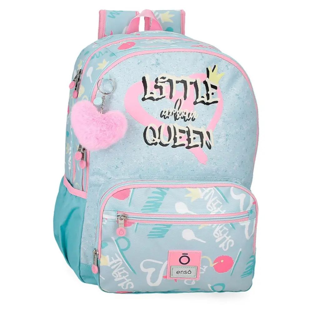 BOLSO ESCOLAR ENSO LITTLE QUEEN 44CM