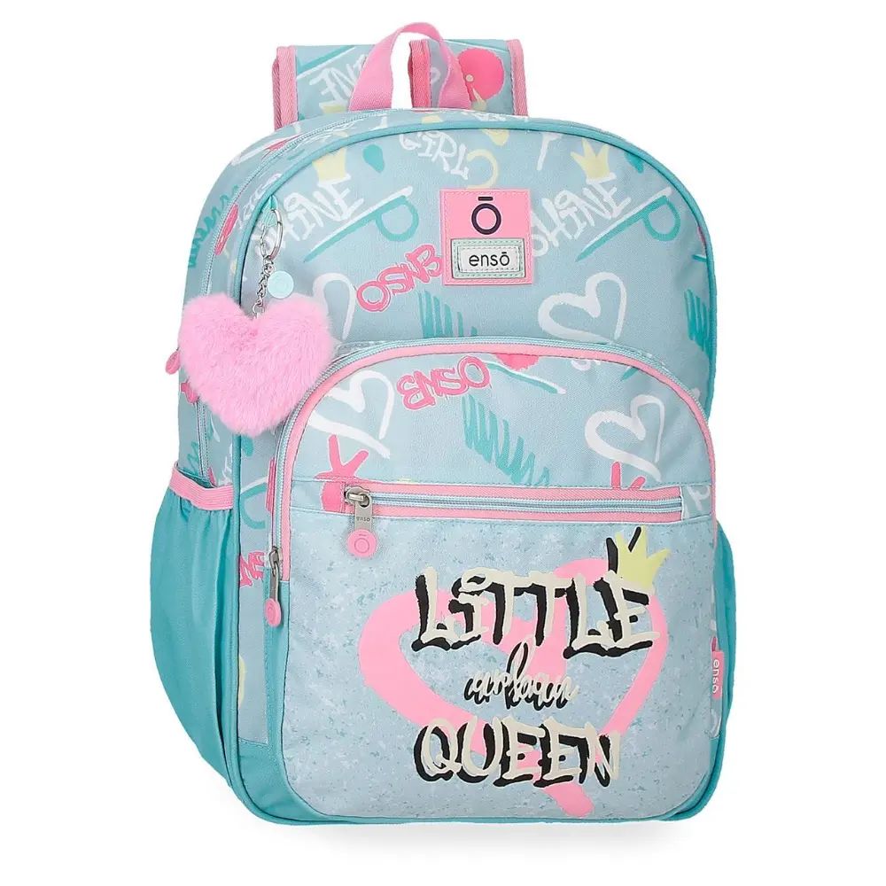 BOLSO ESCOLAR ENSO LITTLE QUEEN 38CM