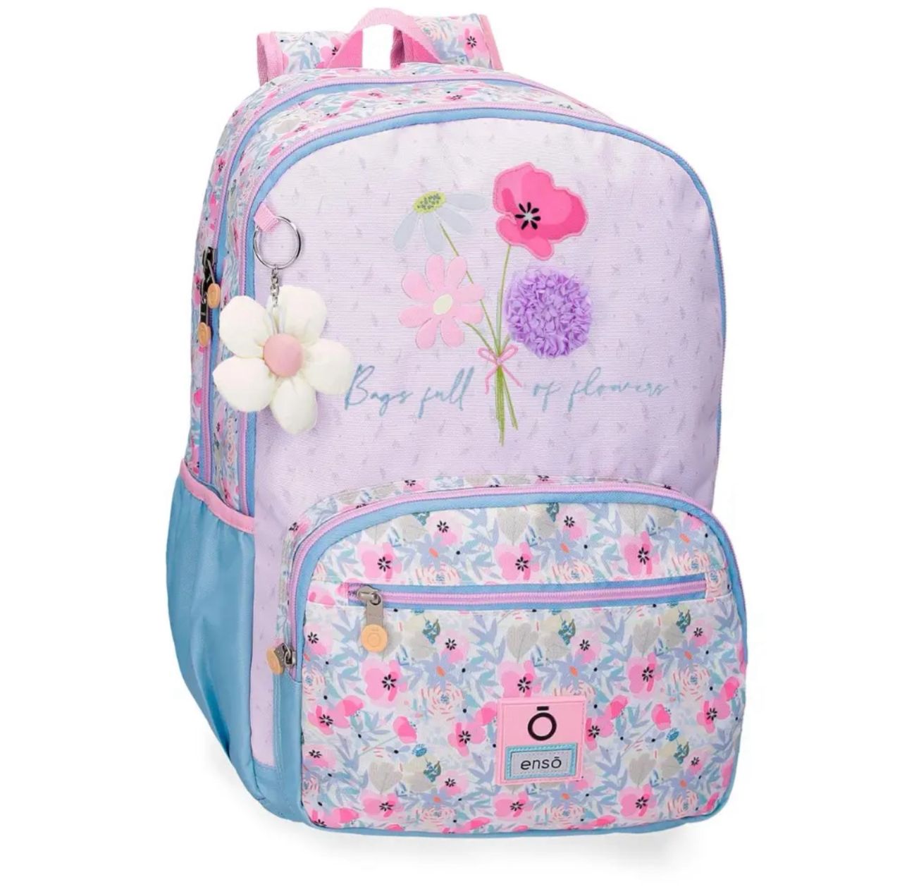 BOLSO ESCOLAR ENSO BAGS OF FLOWERS 44 CM