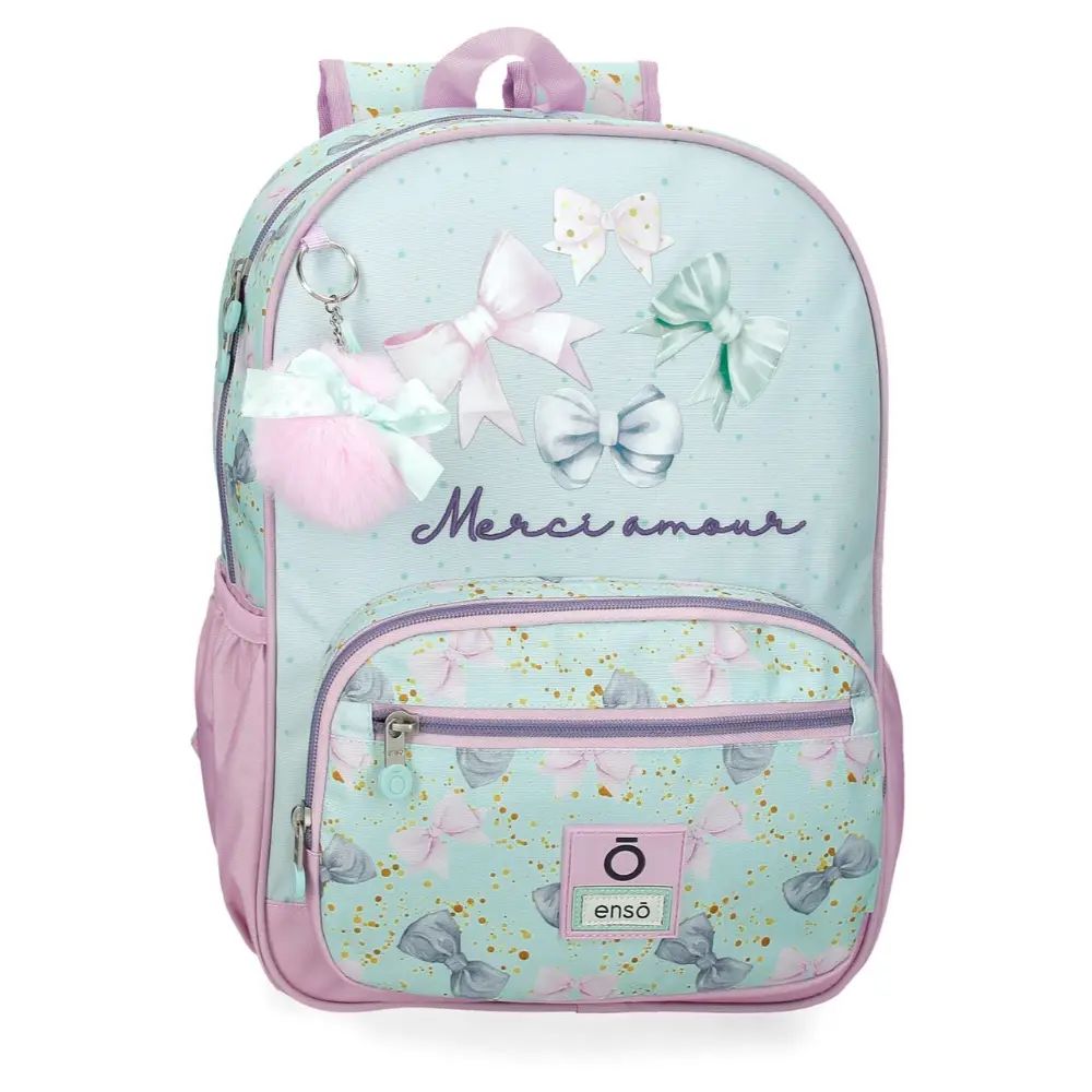 BOLSO ESCOLAR ENSO MERCI AMOUR 38CM