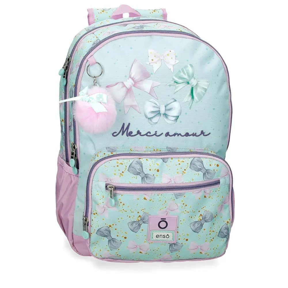 BOLSO ESCOLAR ENSO MERCI AMOUR 44 CM