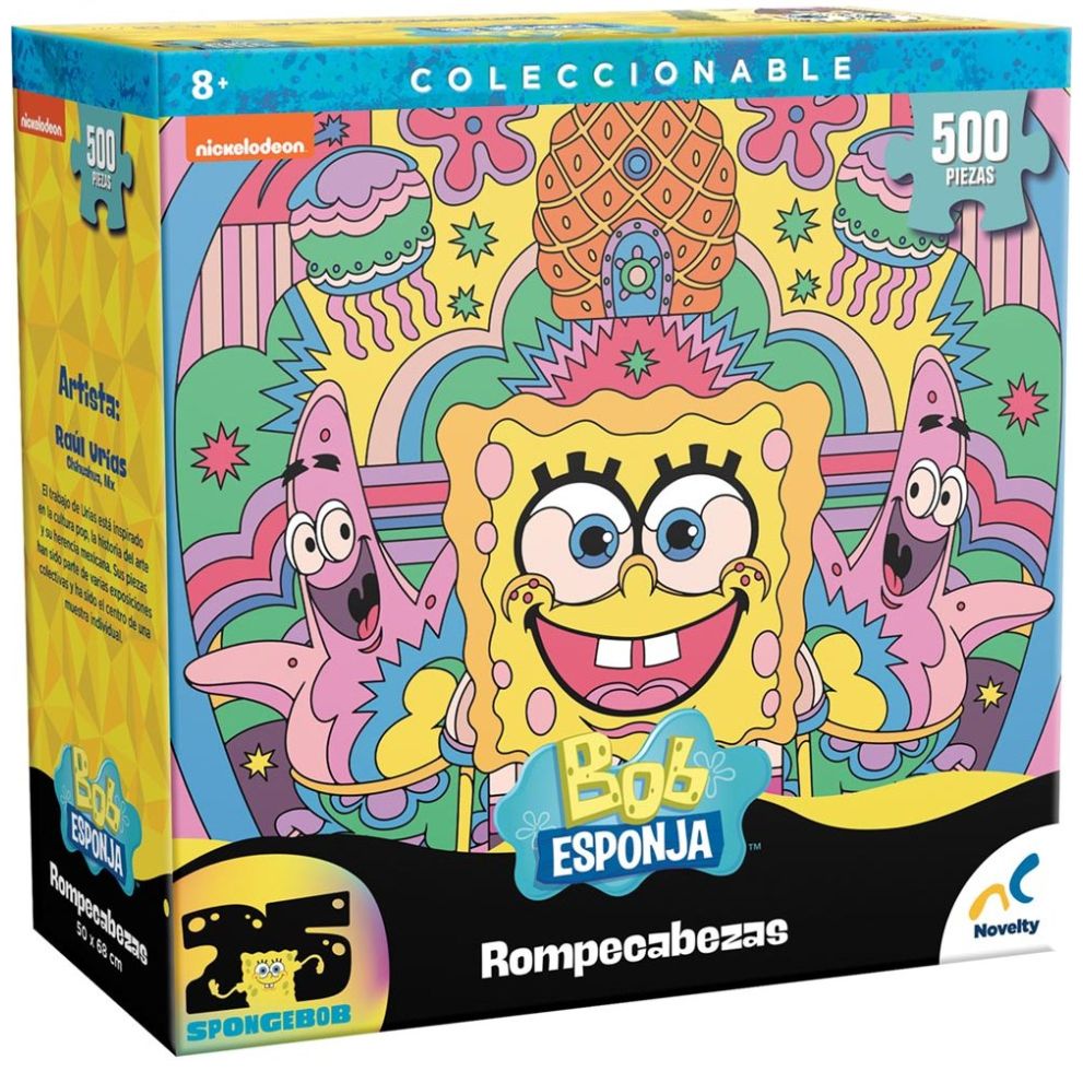 ROMPECABEZAS DE 500 PIEZAS - BOB ESPONJA
