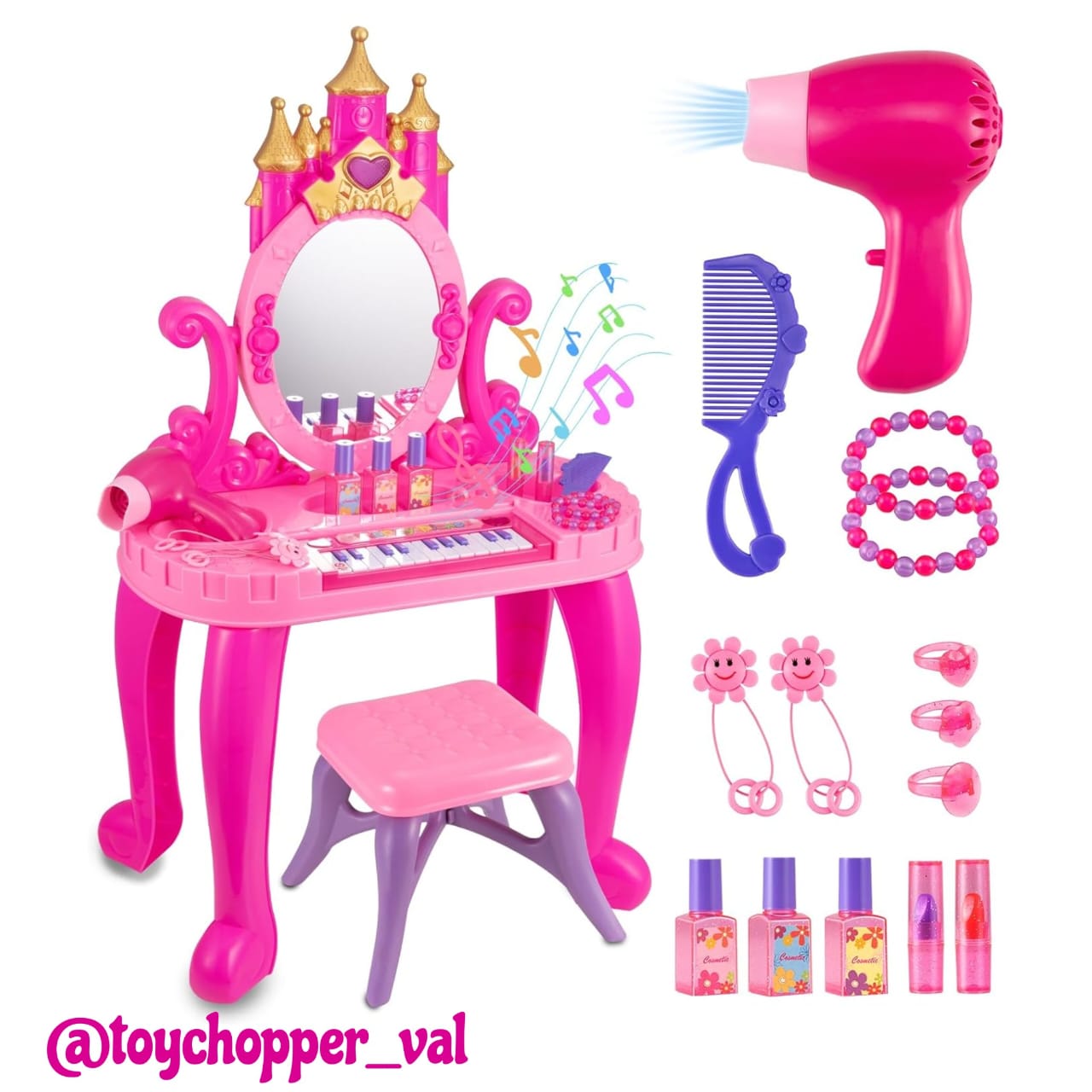 MESA DE MAQUILLAJE 2 EN 1