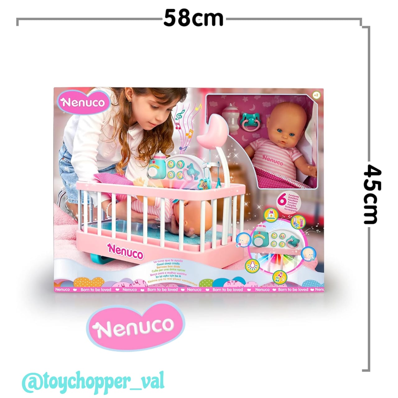 NENUCO EN CUNA CON LUCES Y SONIDOS - Imagen 2