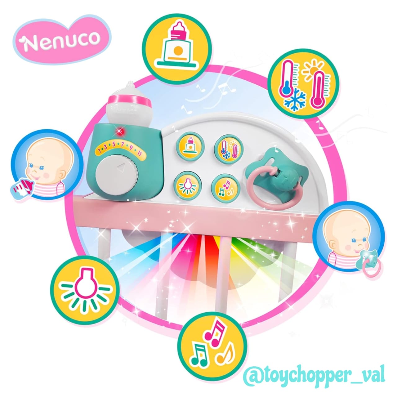 NENUCO EN CUNA CON LUCES Y SONIDOS - Imagen 3