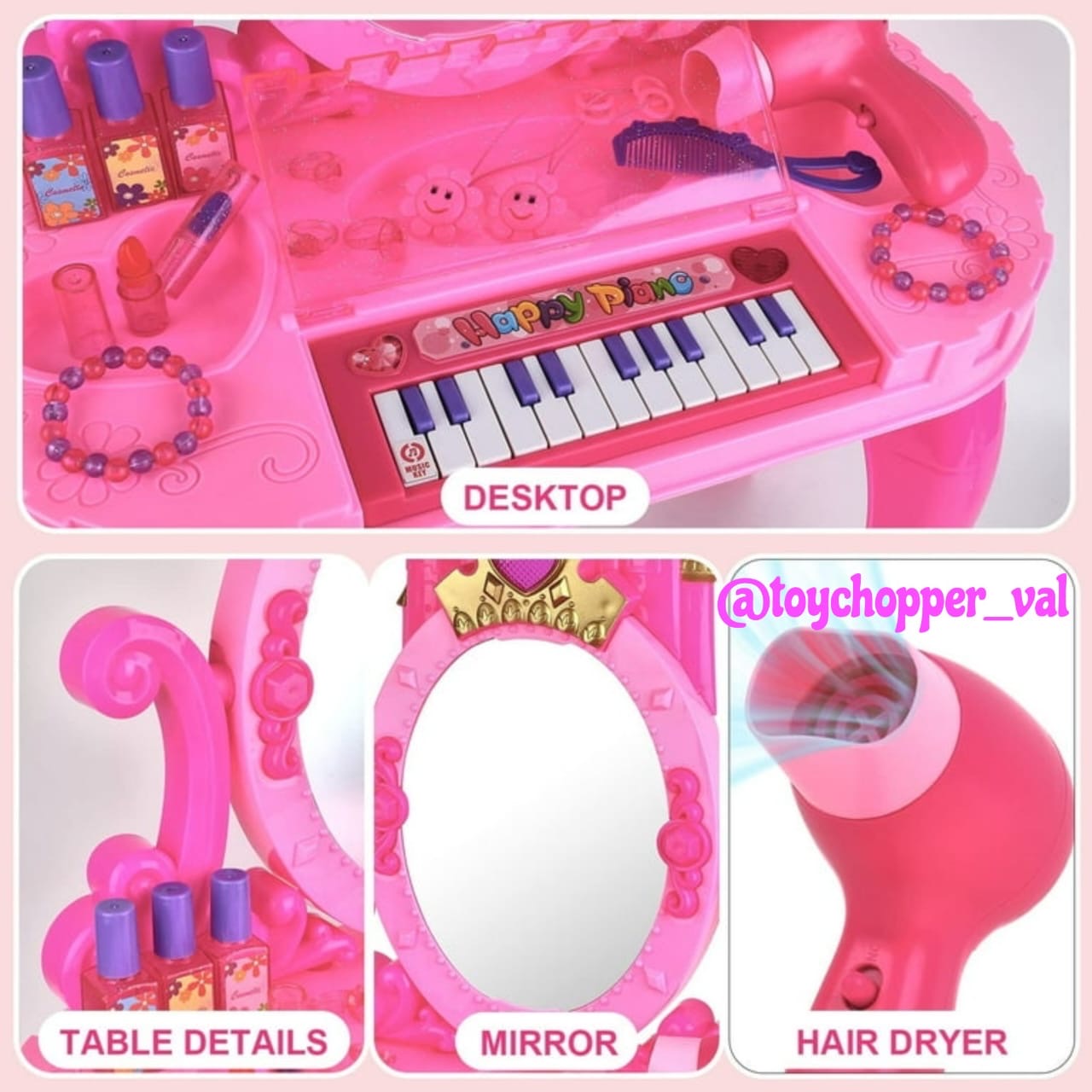 MESA DE MAQUILLAJE 2 EN 1 - Imagen 3