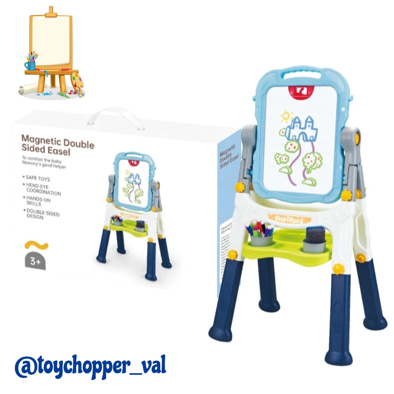 CABALLETE DE DIBUJO DOBLE CARA - Imagen 5