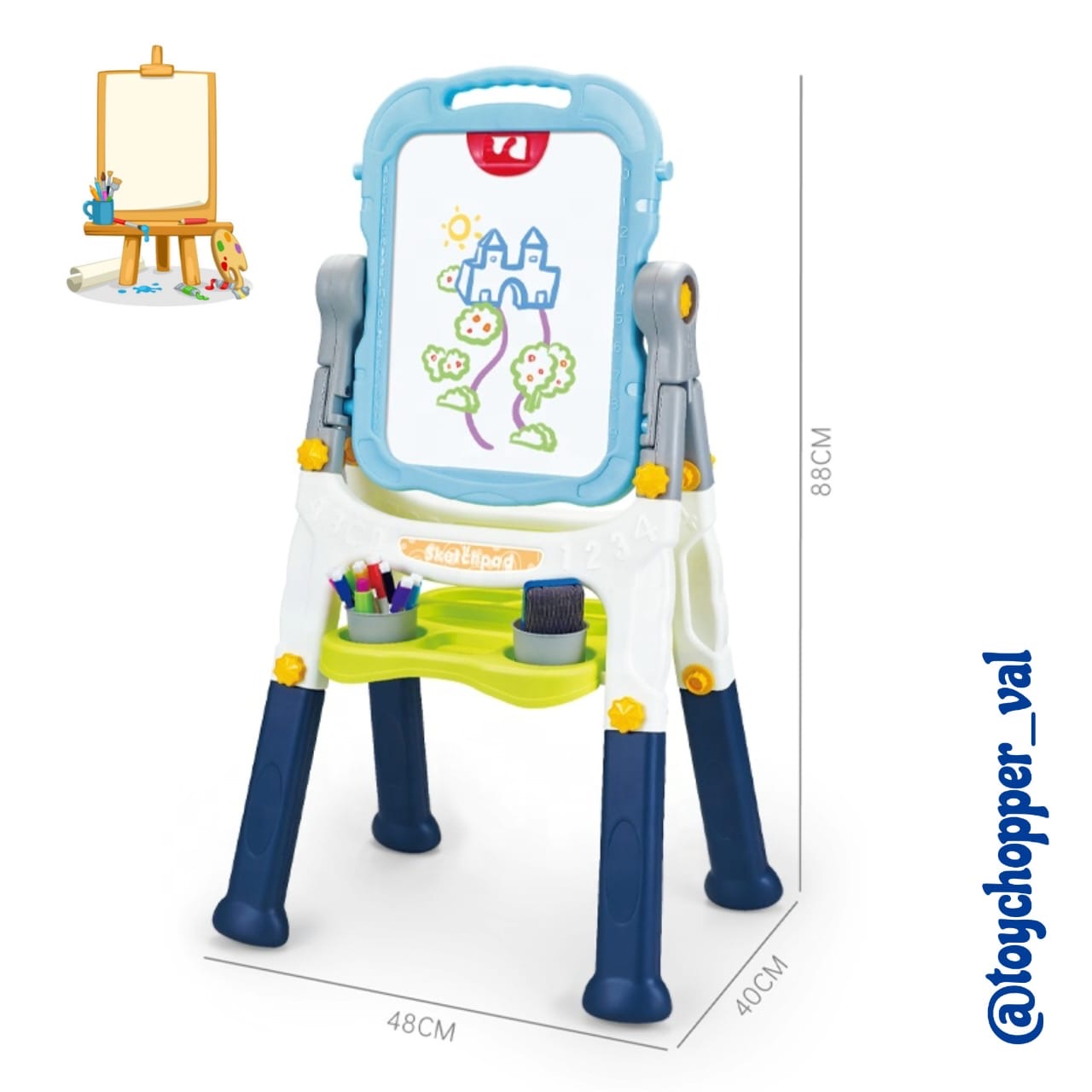 CABALLETE DE DIBUJO DOBLE CARA - Imagen 4