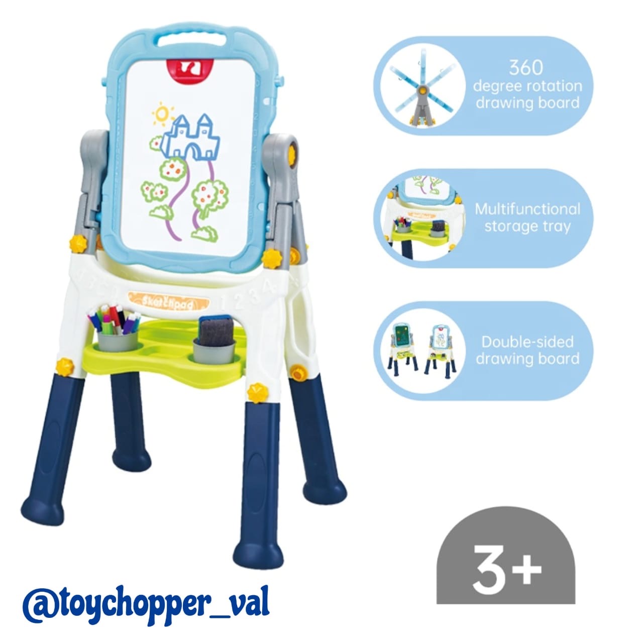 CABALLETE DE DIBUJO DOBLE CARA - Imagen 2