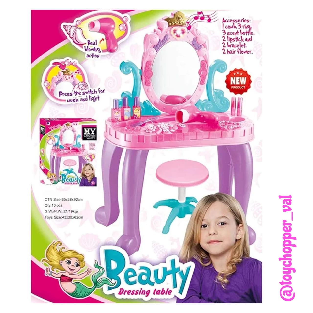 TOCADOR DE BELLEZA CON ACCESORIOS - Imagen 4