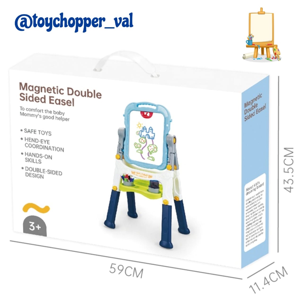 CABALLETE DE DIBUJO DOBLE CARA - Imagen 3