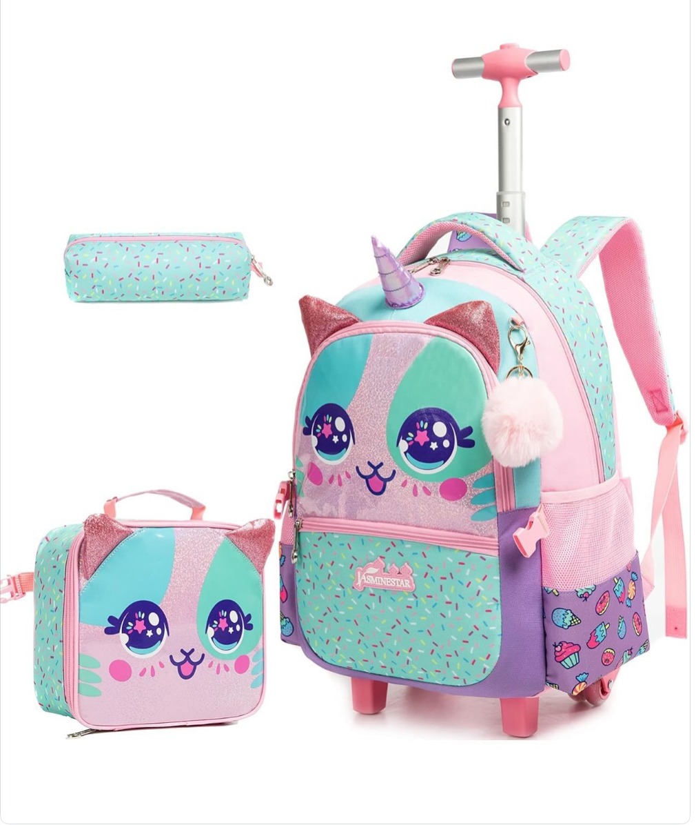 Maleta Escolar para Niñas Gatica
