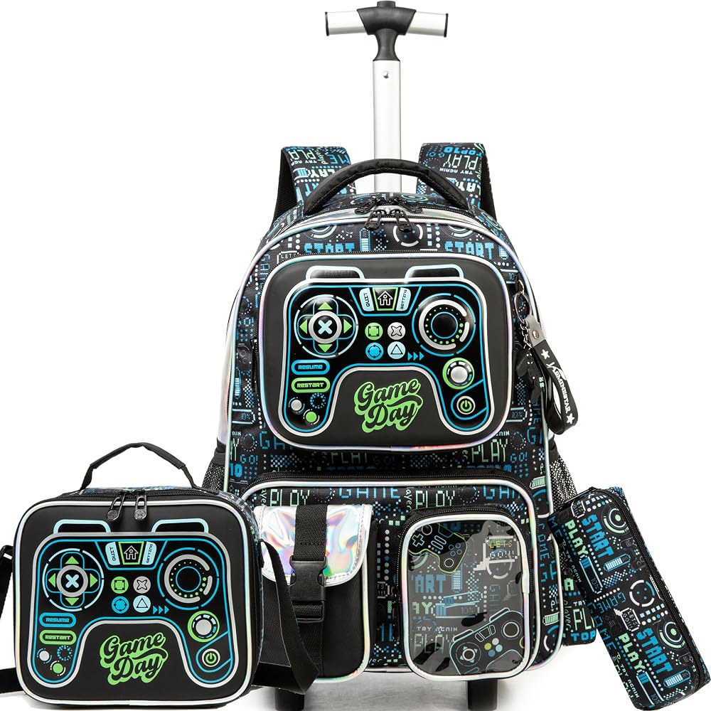 Maleta Escolar 3 Piezas Gamer