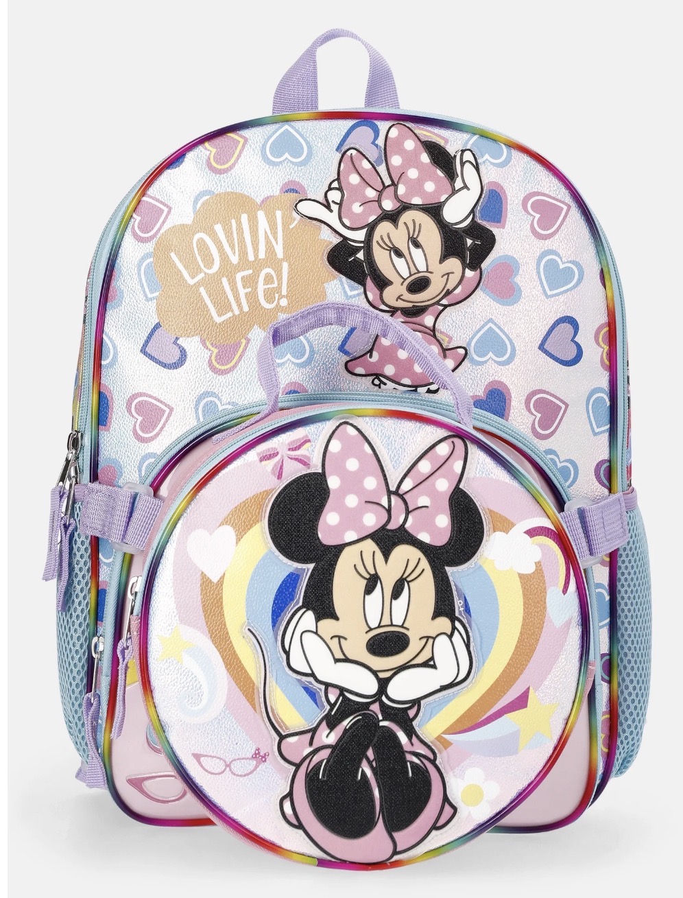 Bolso con Lonchera Minie Mouse Preescolar