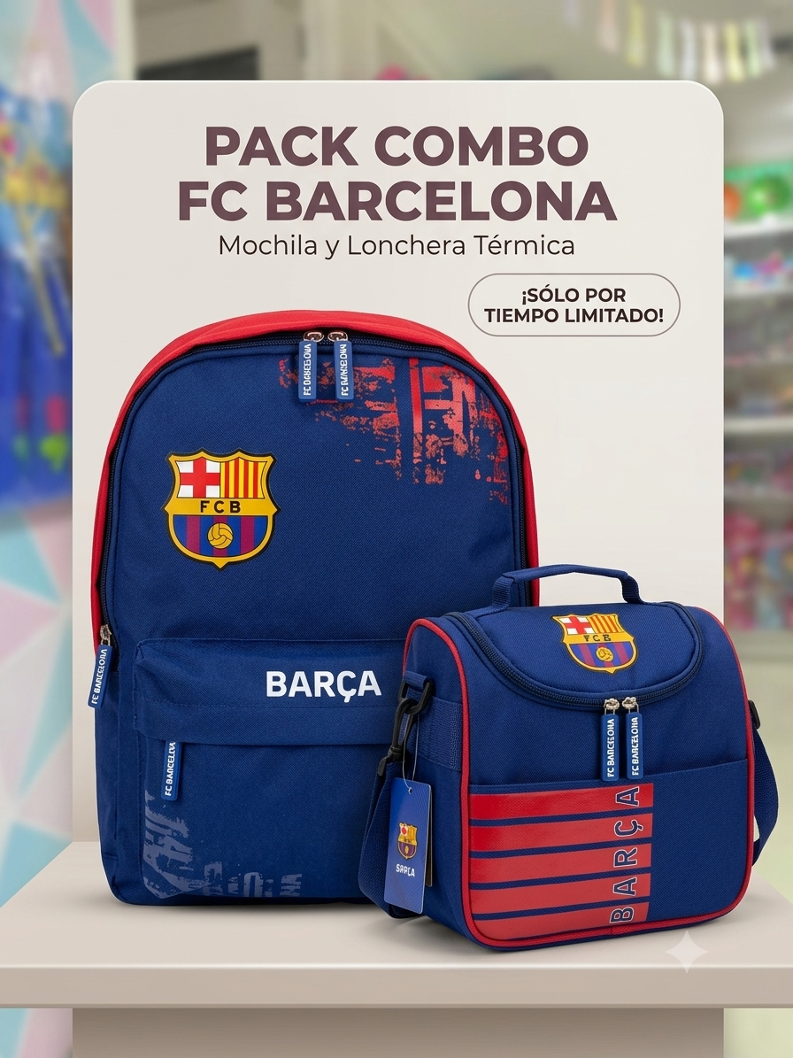 Bolso con Lonchera Barcelona