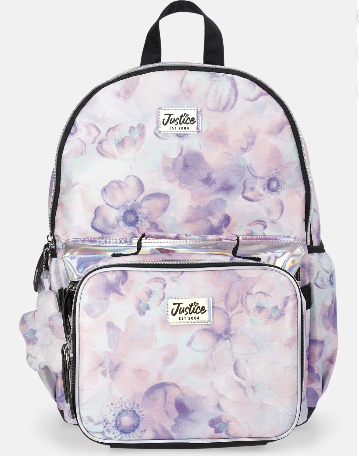 Bolso con Lonchera Justice Floral