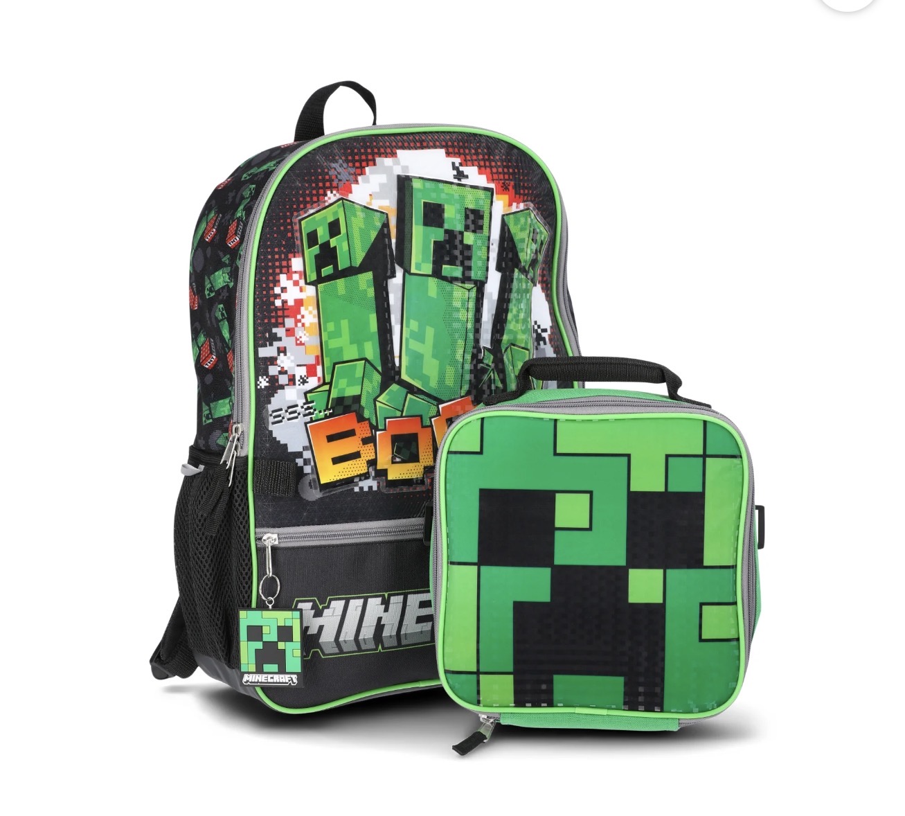 Bolso con Lonchera Minecraft